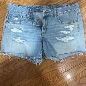 Lightly worn jean shorts